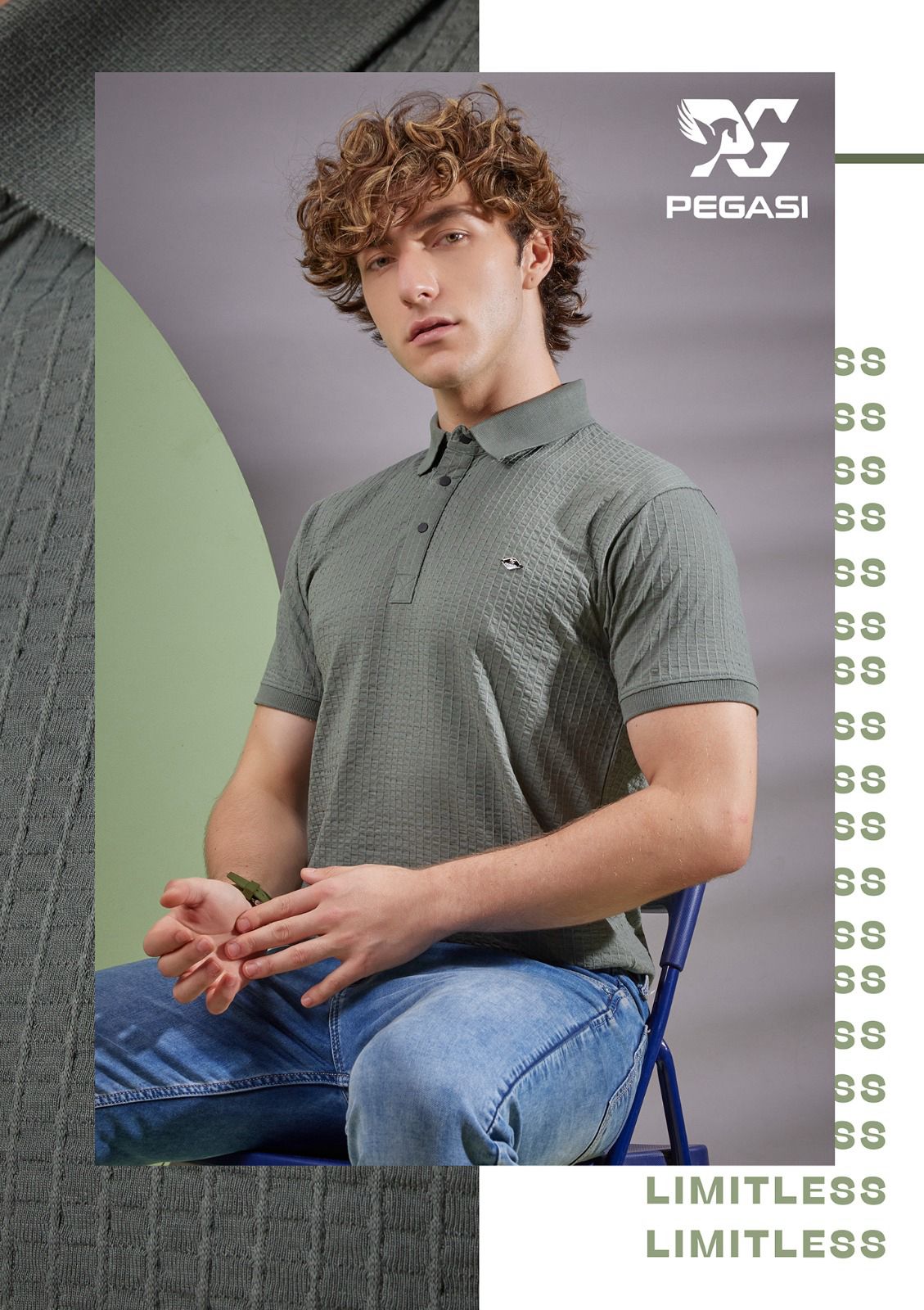 220-230 Gsm P 223 Pegasi Waffle Mens Tshirts Wholesaler India