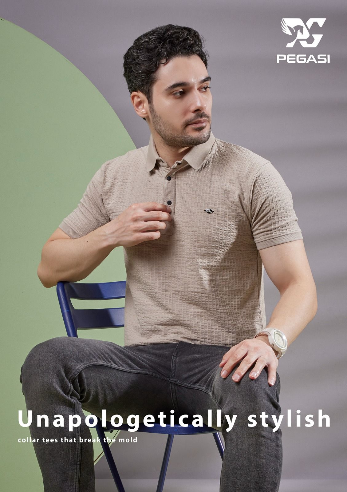 220-230 Gsm P 223 Pegasi Waffle Mens Tshirts Wholesaler India