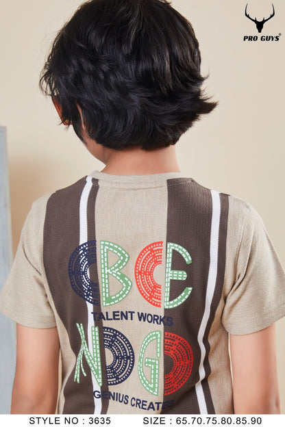 220 Gsm Design 3635 Pro Guys Stripes Boys Tshirt Wholesaler India