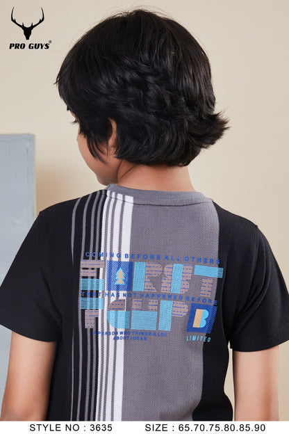 220 Gsm Design 3635 Pro Guys Stripes Boys Tshirt Wholesaler India