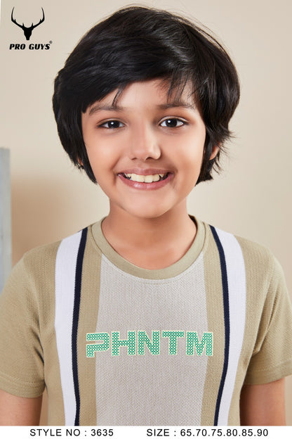 220 Gsm Design 3635 Pro Guys Stripes Boys Tshirt Wholesaler India