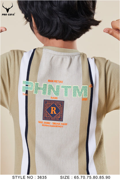220 Gsm Design 3635 Pro Guys Stripes Boys Tshirt Wholesaler India