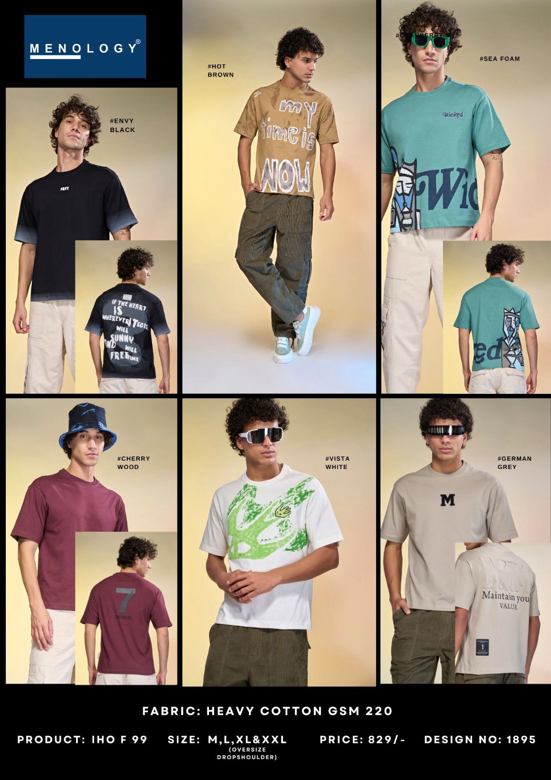 220 Gsm Iho F 99 Menology Cotton Mens Tshirts Supplier Ahmedabad