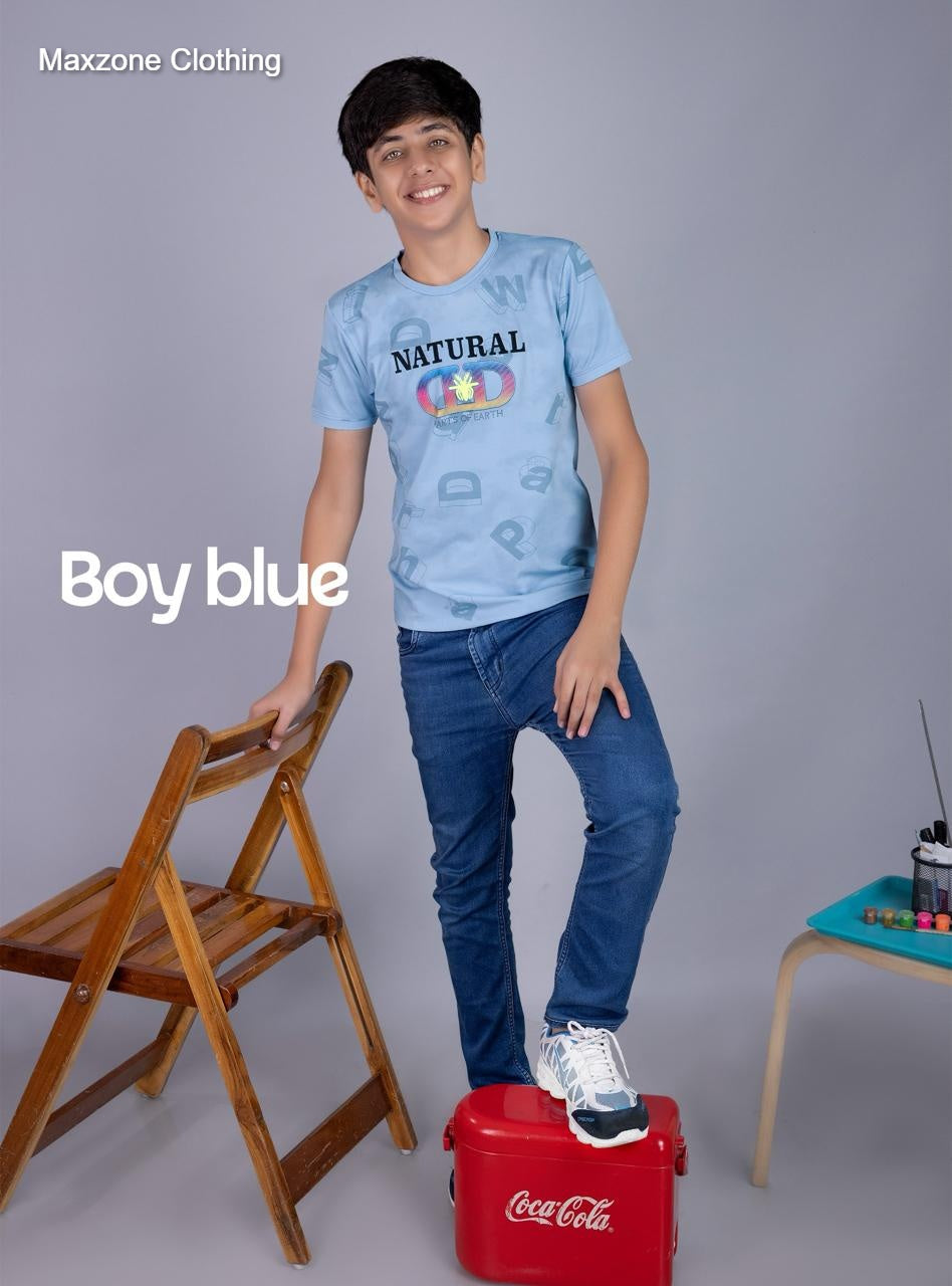 220 Gsm Sds S F 2 C Maxzone Clothing Lycra Boys Tshirt Wholesaler India