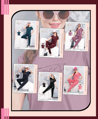 220 Gsm Vol 634 Belly Tencil Pyjama Night Suits Supplier Ahmedabad