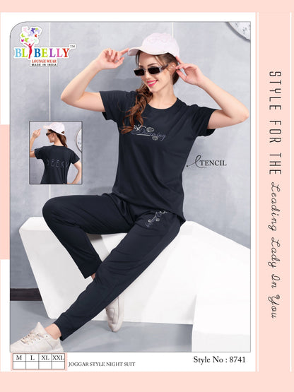 220 Gsm Vol 634 Belly Tencil Pyjama Night Suits Supplier Ahmedabad