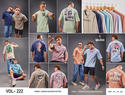 222 I Pulse Canvas Mens Tshirts Wholesale