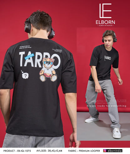 225 230 Gsm Eb Iq 1075 Elborn Cotton Looper Mens Tshirts Supplier Gujarat