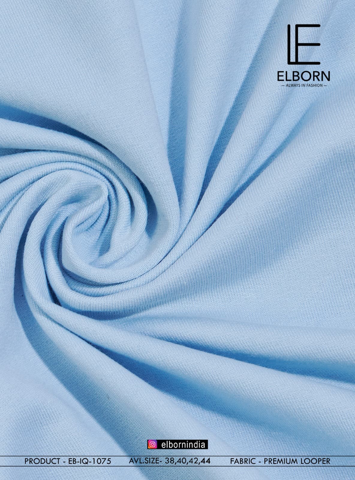 225 230 Gsm Eb Iq 1075 Elborn Cotton Looper Mens Tshirts Supplier Gujarat