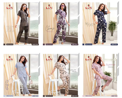 722 Lichi Rayon Co Ord Set Wholesaler India