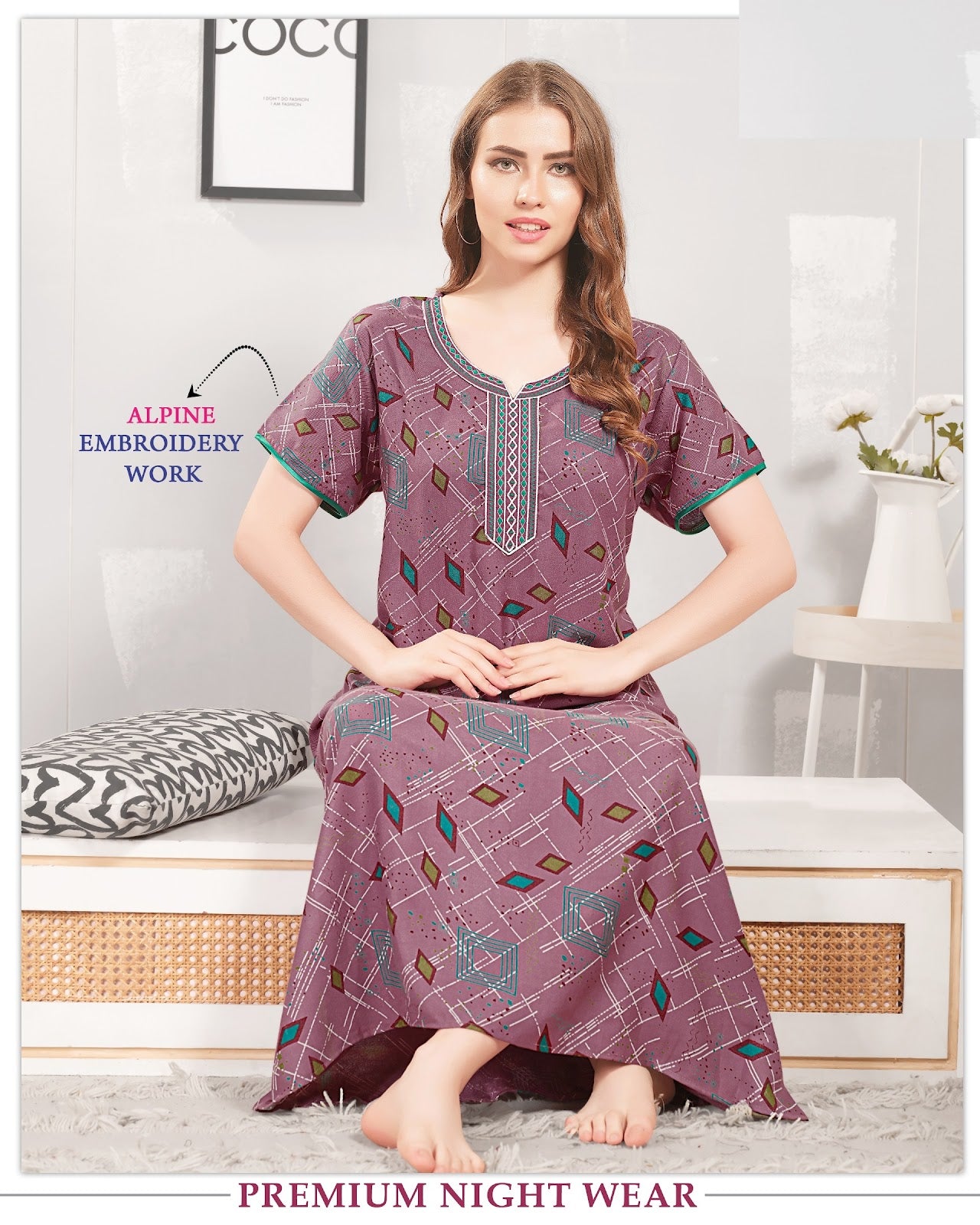 2257 Mnt Alpine Night Gowns Supplier India