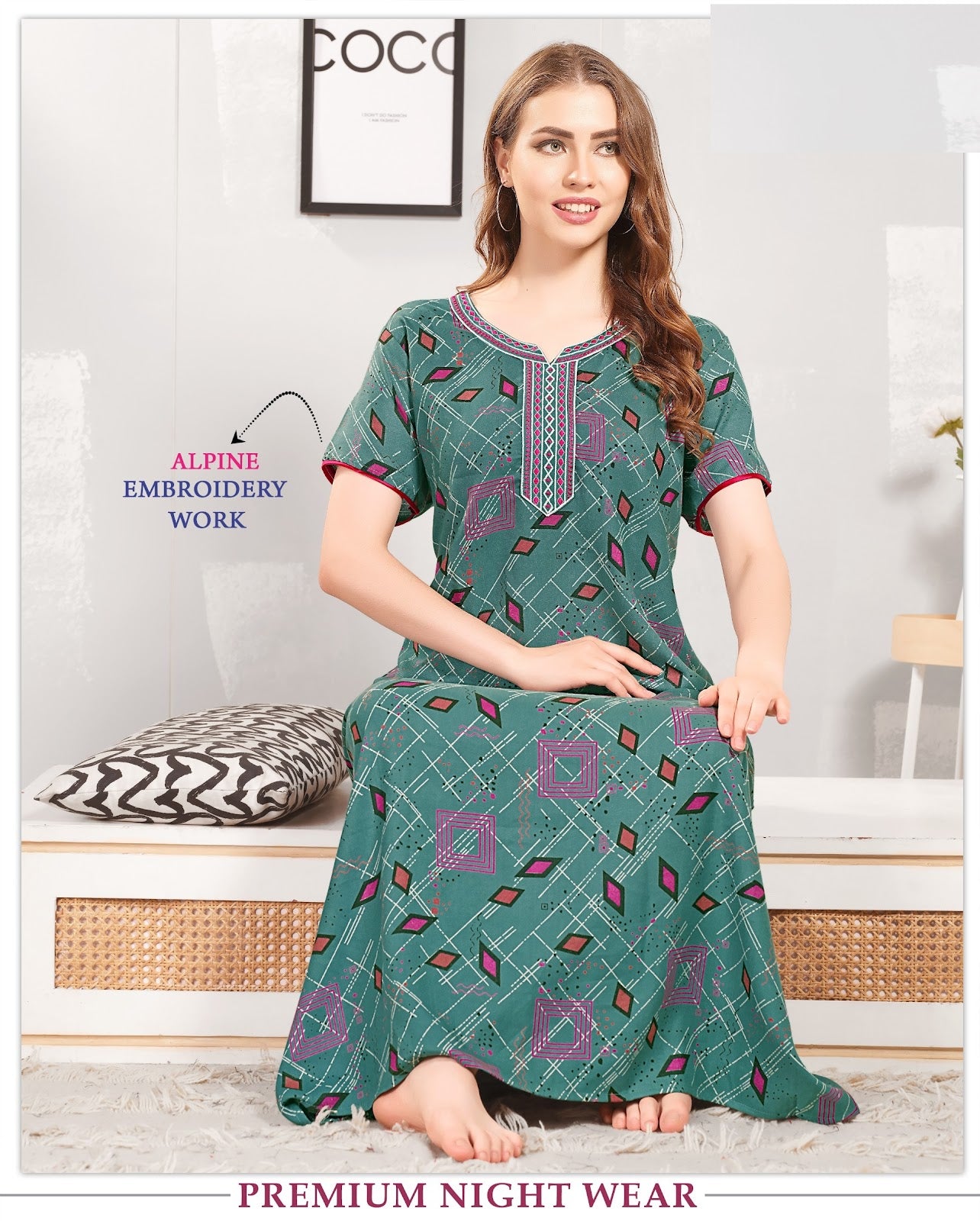 2257 Mnt Alpine Night Gowns Supplier India