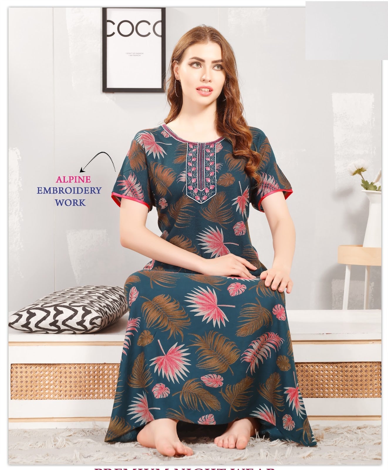 2257 Mnt Alpine Night Gowns Supplier India