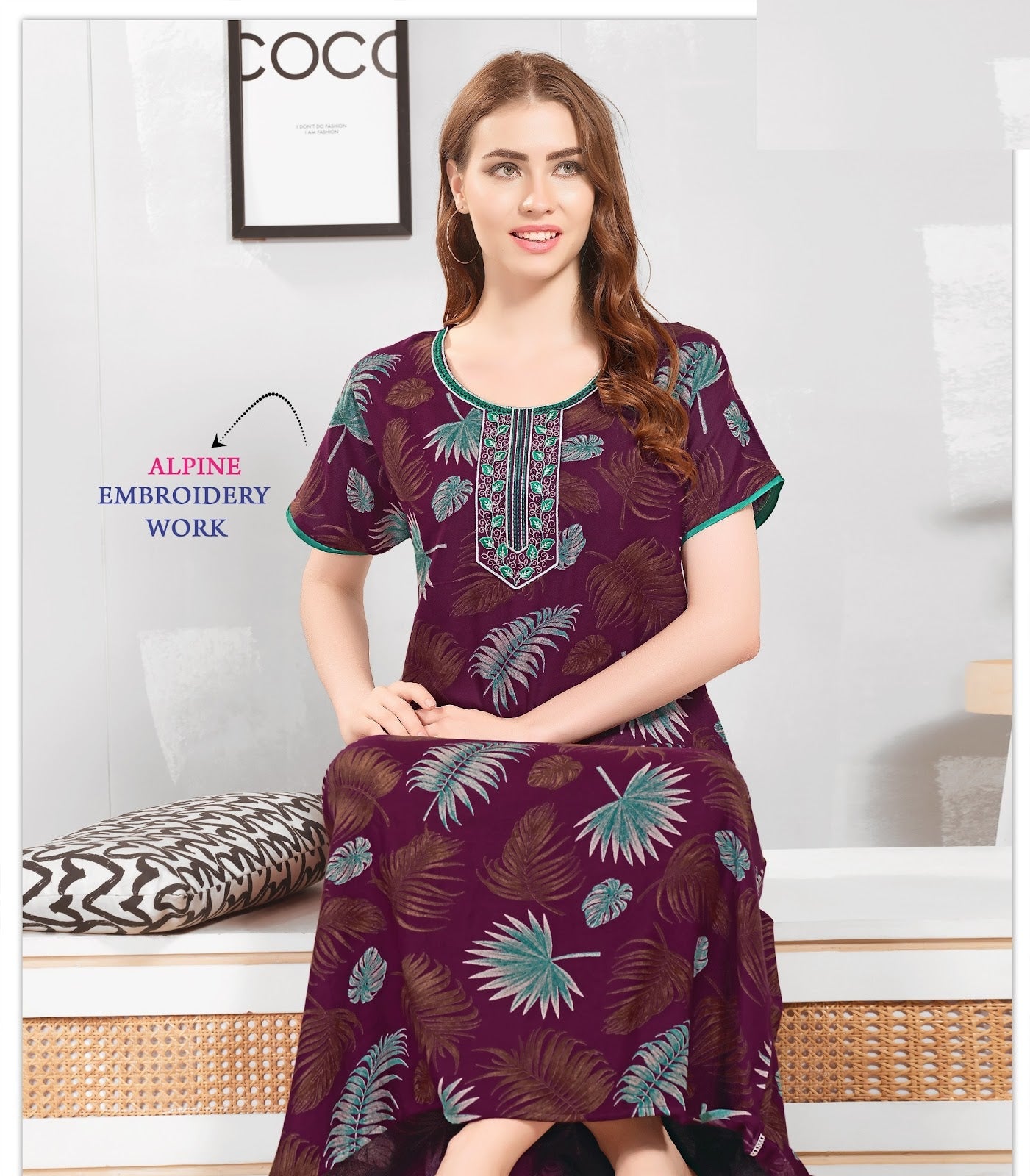 2257 Mnt Alpine Night Gowns Supplier India