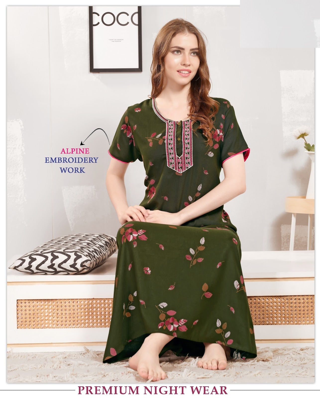 2257 Mnt Alpine Night Gowns Supplier India