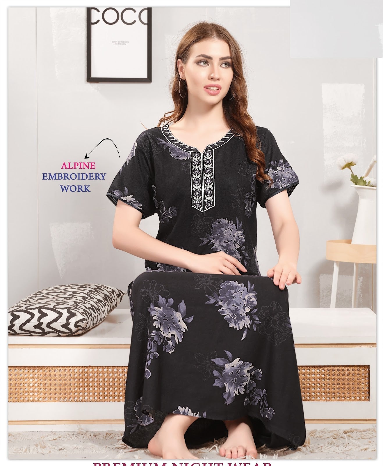 2257 Mnt Alpine Night Gowns Supplier India