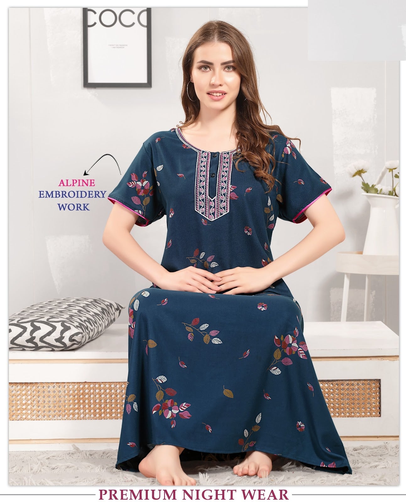 2257 Mnt Alpine Night Gowns Supplier India