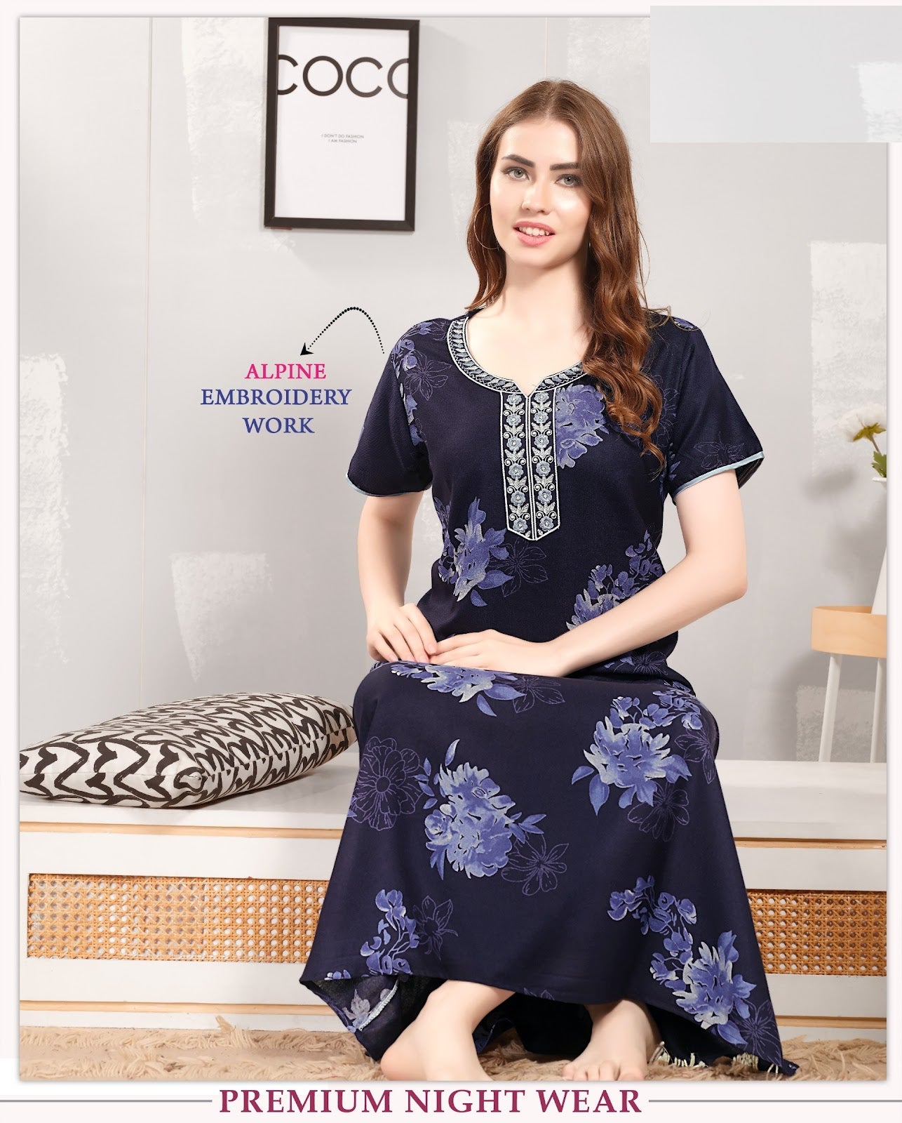 2257 Mnt Alpine Night Gowns Supplier India