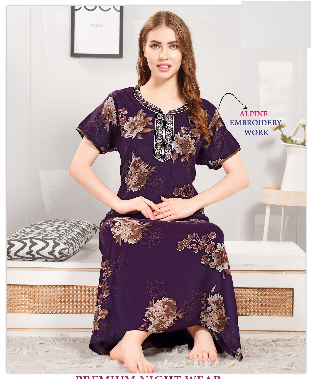 2257 Mnt Alpine Night Gowns Supplier India