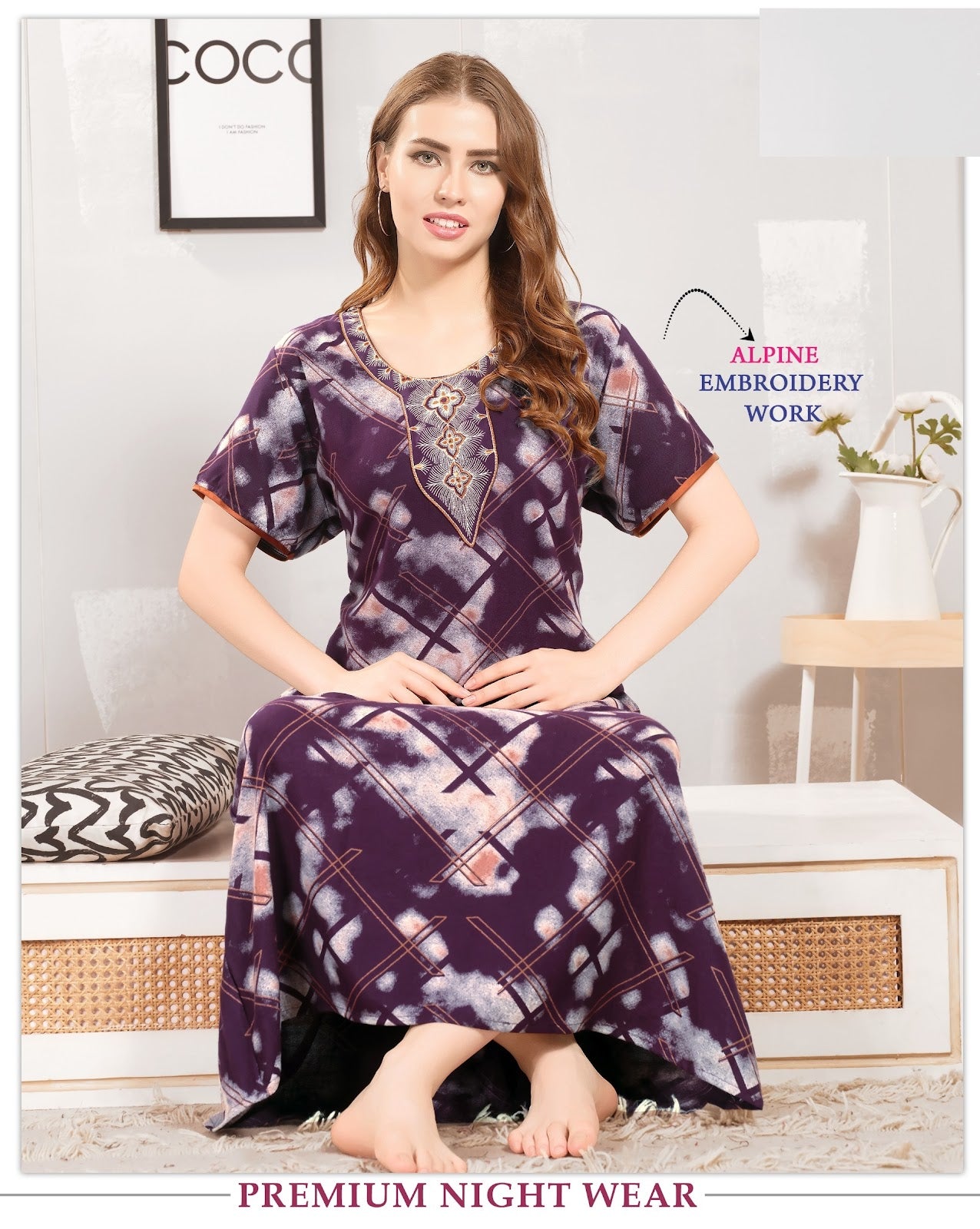 2257 Mnt Alpine Night Gowns Supplier India