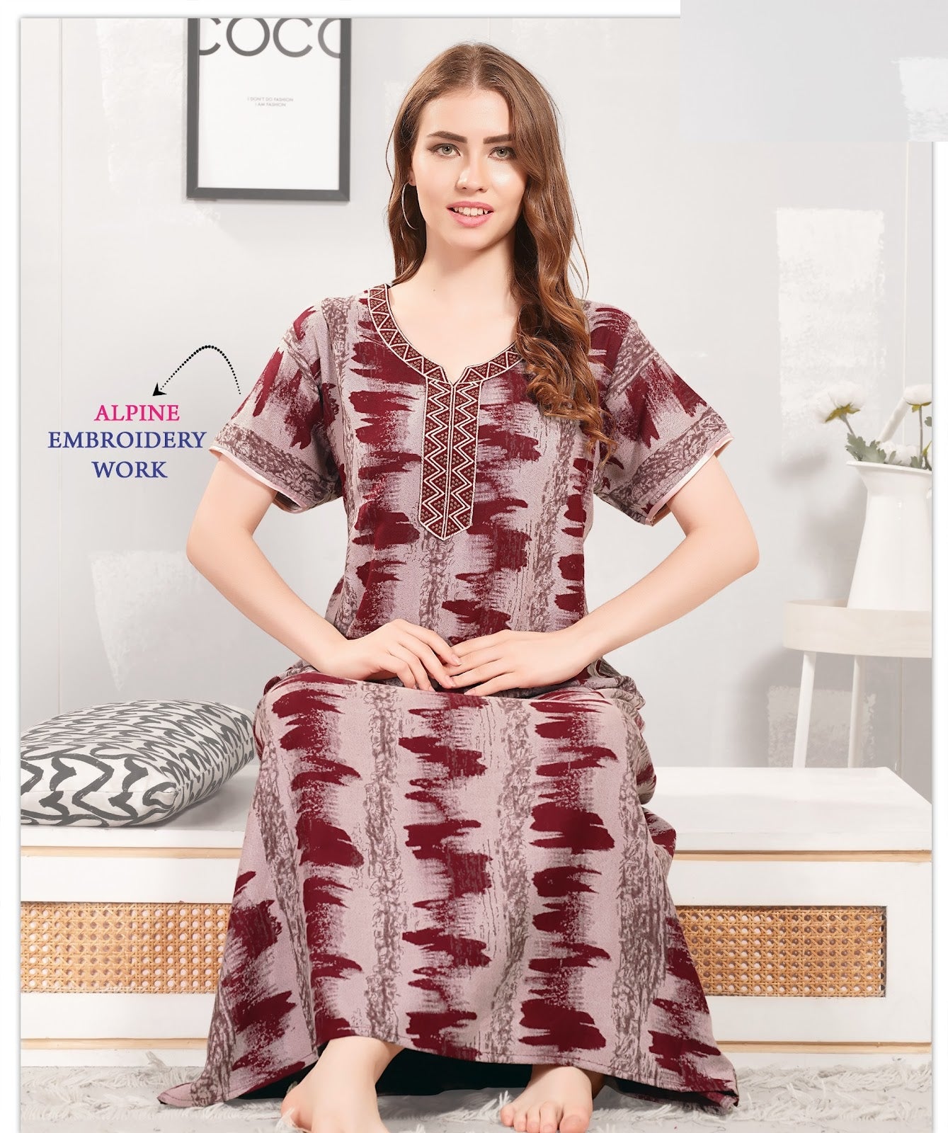 2257 Mnt Alpine Night Gowns Supplier India