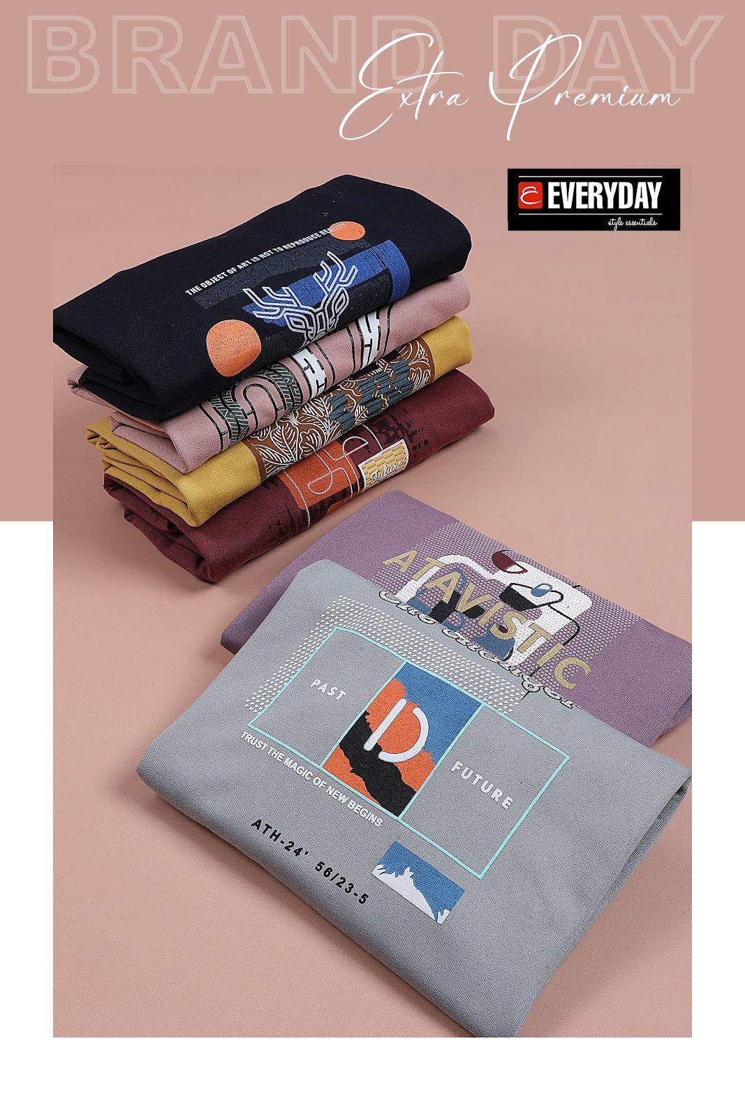 230-235 Gsm Vol 670 Everyday Looper Mens Tshirts Exporter Gujarat