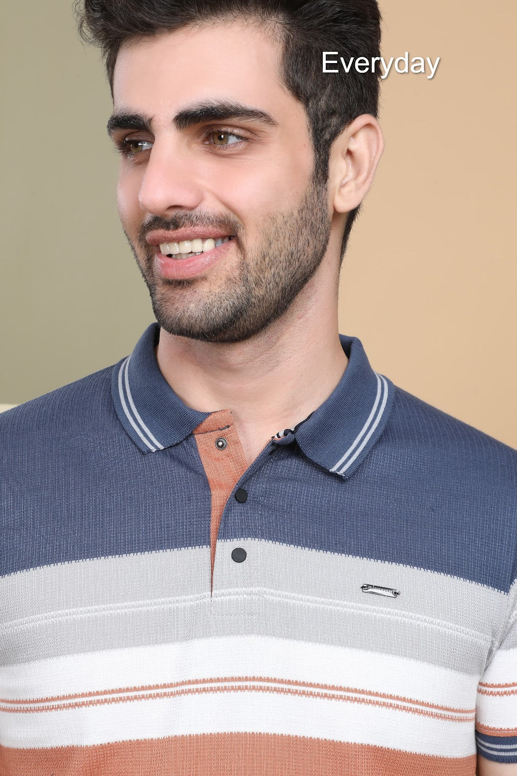 230-235 Gsm Vol 765 Everyday Auto Stripes Mens Tshirts Wholesale Price