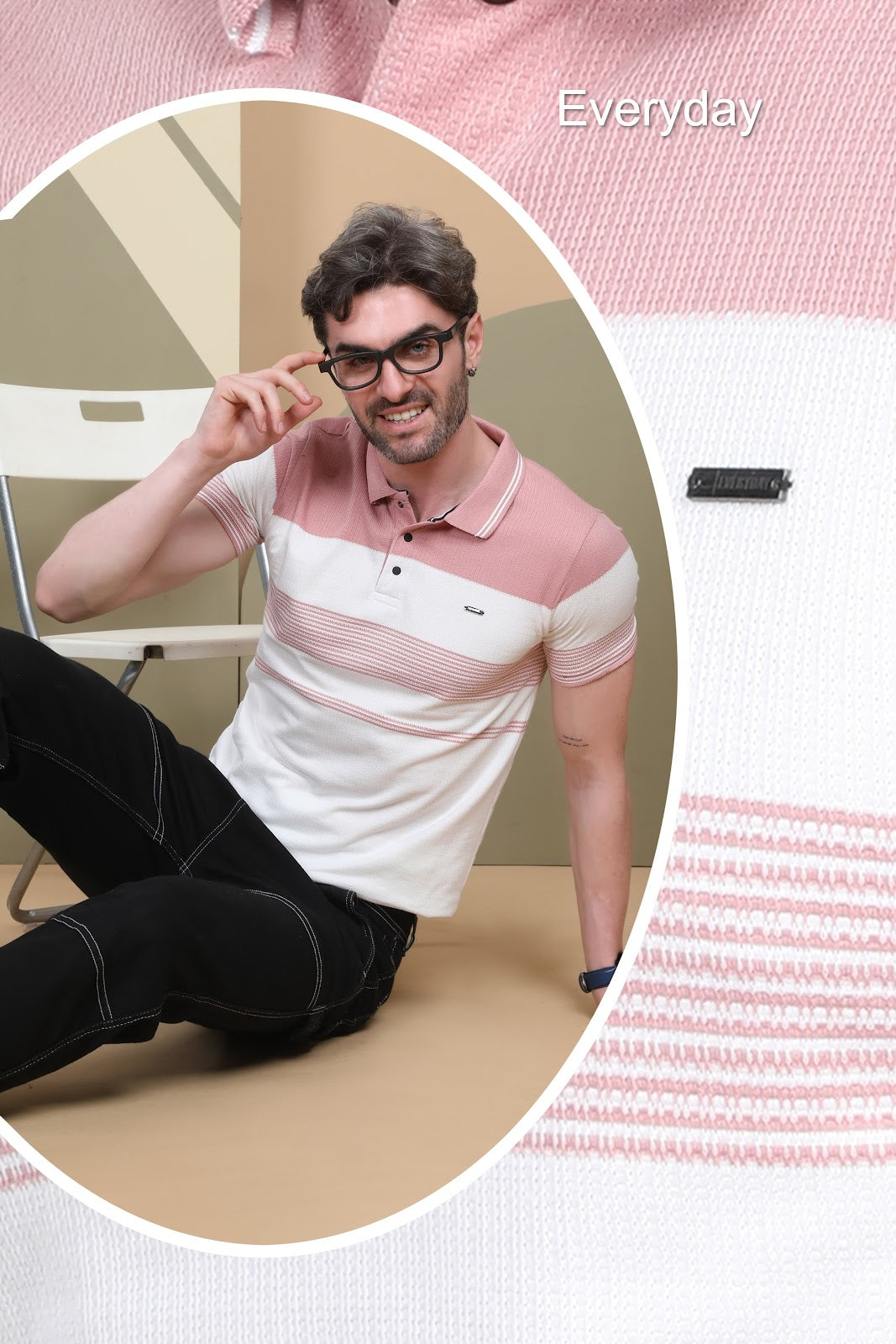 230-235 Gsm Vol 765 Everyday Auto Stripes Mens Tshirts Wholesale Price