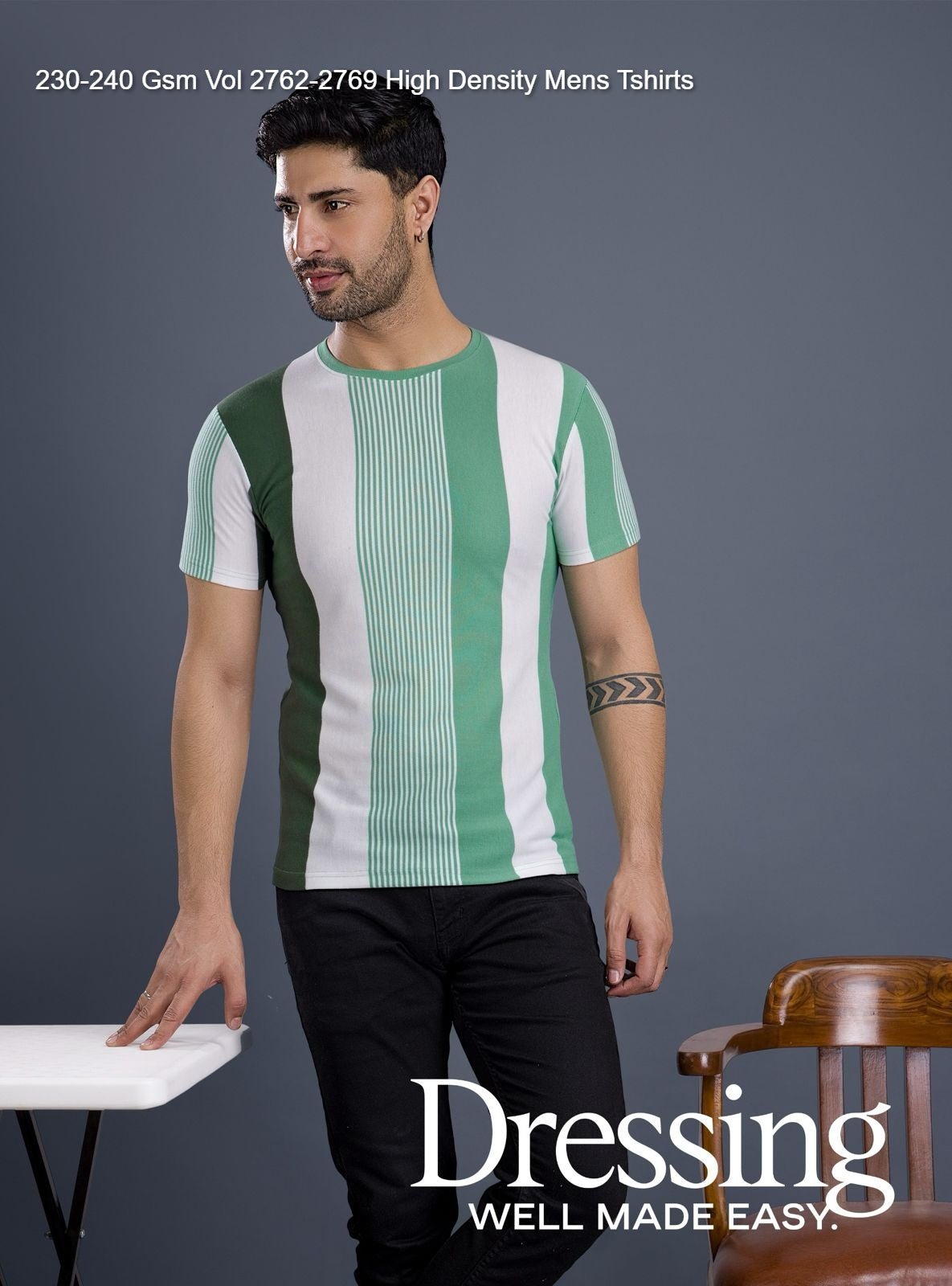 230-240 Gsm Vol 2762-2769 High Density Honey Comb Mens Tshirts Wholesaler Ahmedabad