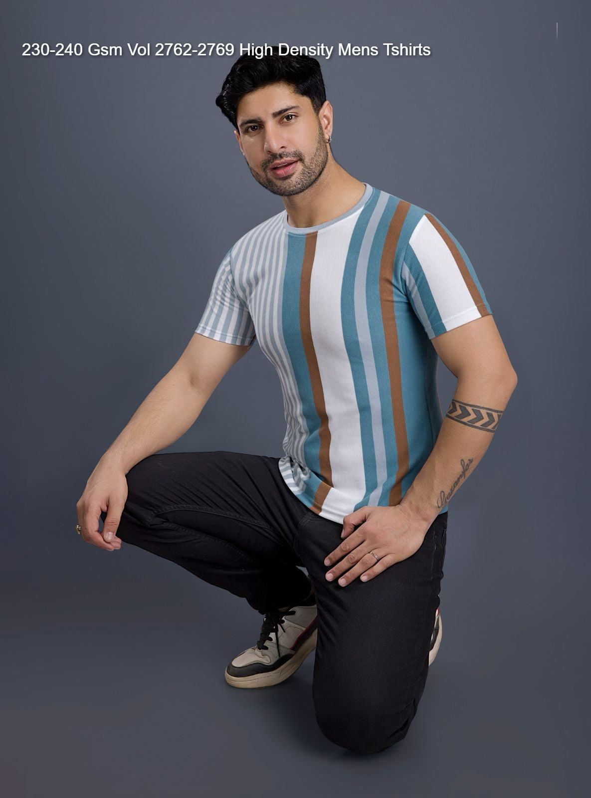 230-240 Gsm Vol 2762-2769 High Density Honey Comb Mens Tshirts Wholesaler Ahmedabad