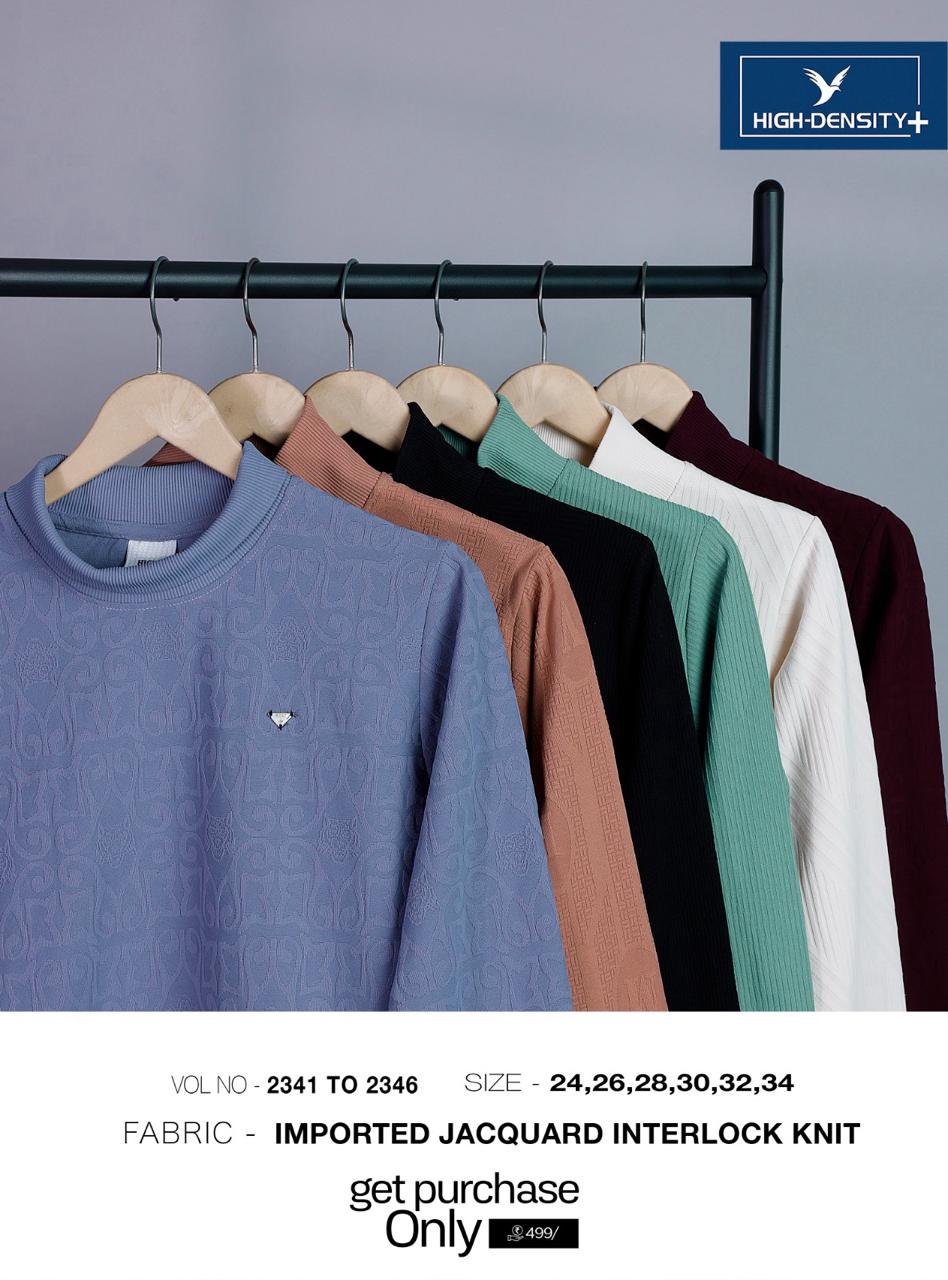 230-240 Gsm Vol No 2341-2346 Rib High Density Jacquard Knit Boys Tshirt Wholesaler Gujarat