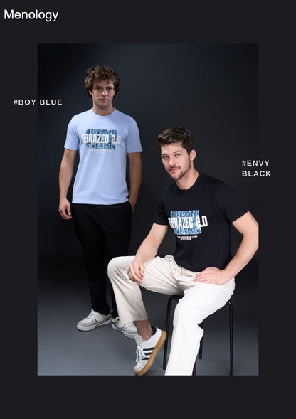 230 Gsm Iho F 168 A Menology Knit Mens Tshirts Exporter India