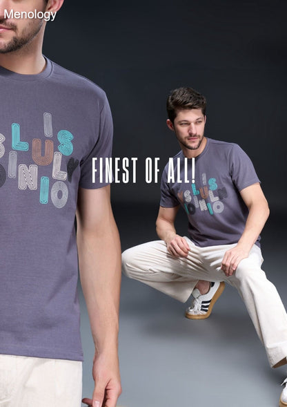 230 Gsm Iho F 168 A Menology Knit Mens Tshirts Exporter India