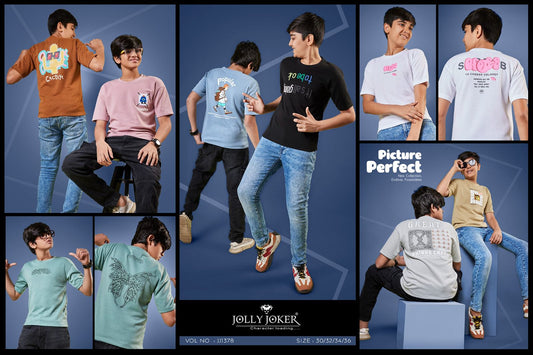 230 Gsm Jj 1378 Jolly Joker Boys Tshirt Supplier