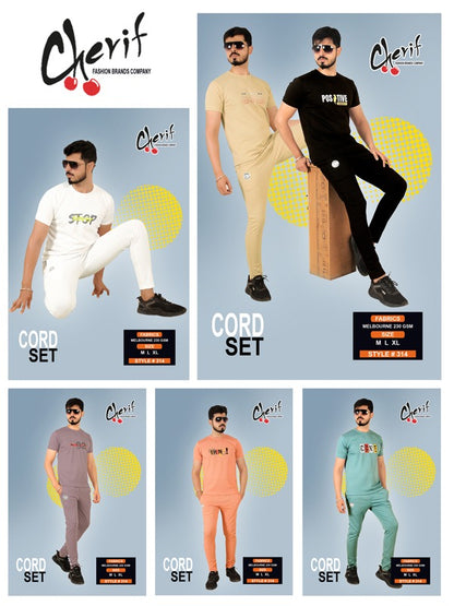 230 Gsm Style 314 Cherif Mens Co Ord Set Wholesaler