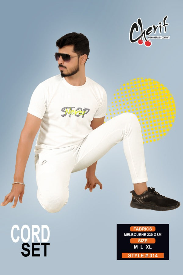 230 Gsm Style 314 Cherif Mens Co Ord Set Wholesaler