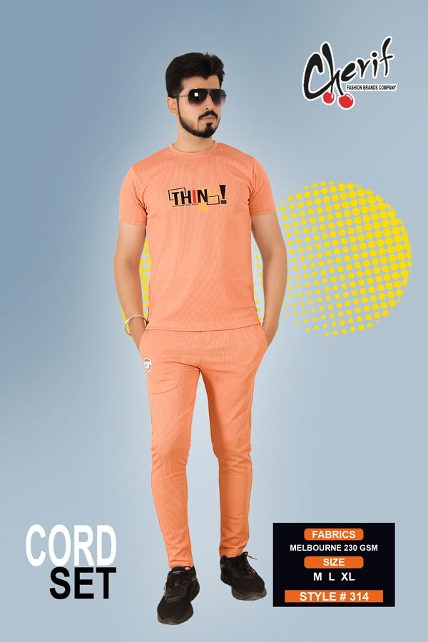 230 Gsm Style 314 Cherif Mens Co Ord Set Wholesaler