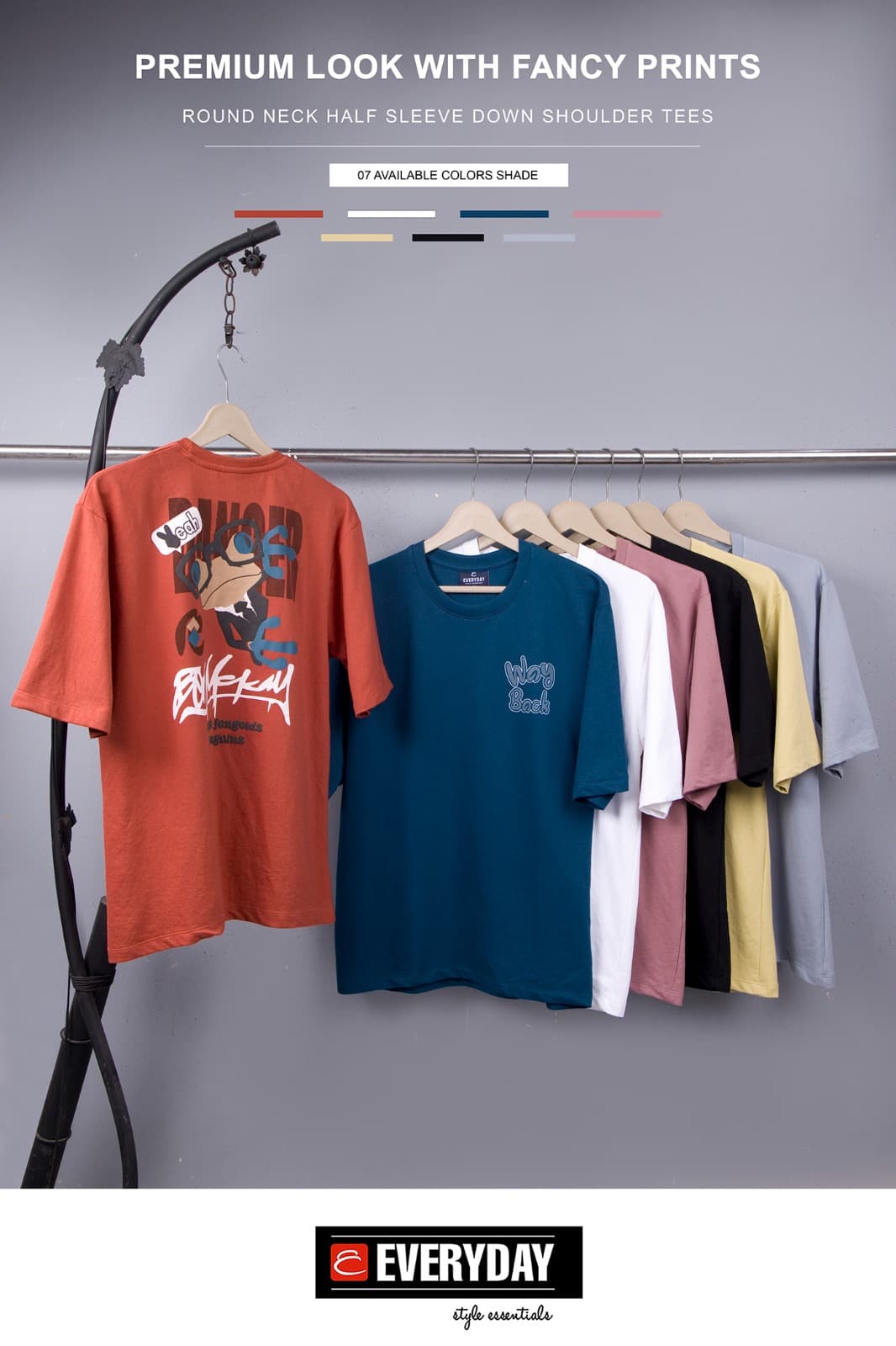 235 To 240 Gsm Vol 672 Everyday Cotton Looper Mens Tshirts Supplier India