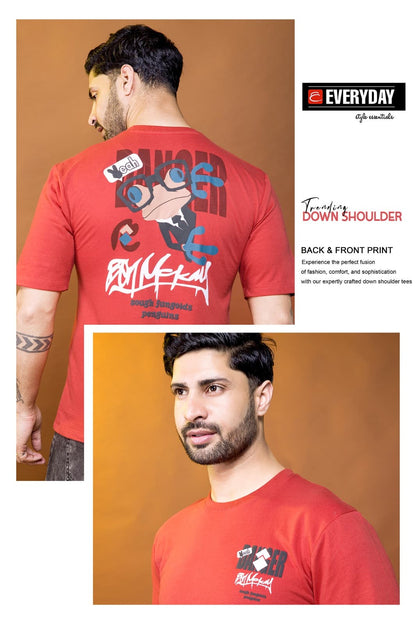 235 To 240 Gsm Vol 672 Everyday Cotton Looper Mens Tshirts Supplier India