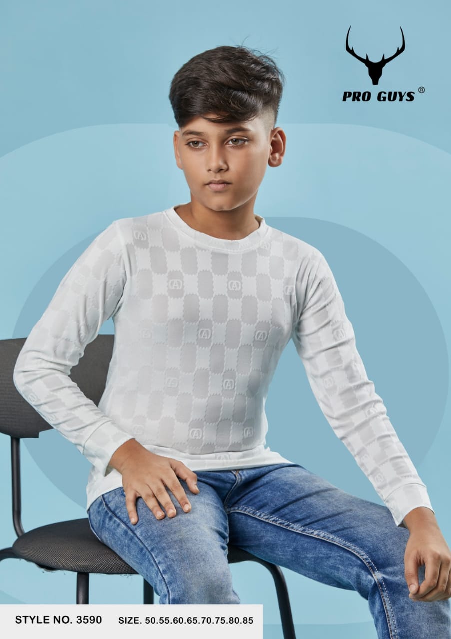 240 Gsm Style No 3590 Pro Guys Lycra Boys Tshirt Wholesale Price