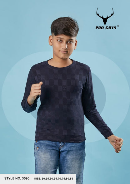 240 Gsm Style No 3590 Pro Guys Lycra Boys Tshirt Wholesale Price
