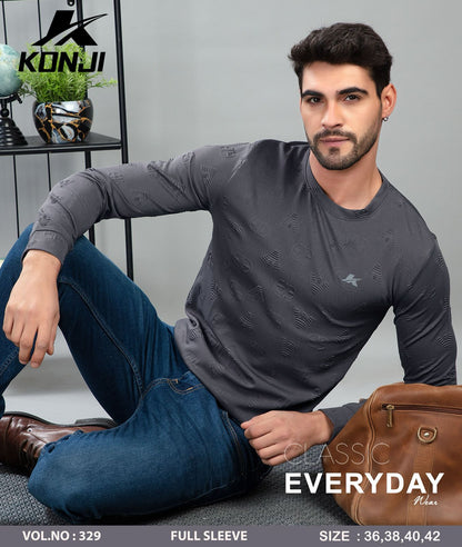 240 Gsm Vol 329 Konji Mens Tshirts Manufacturer Gujarat