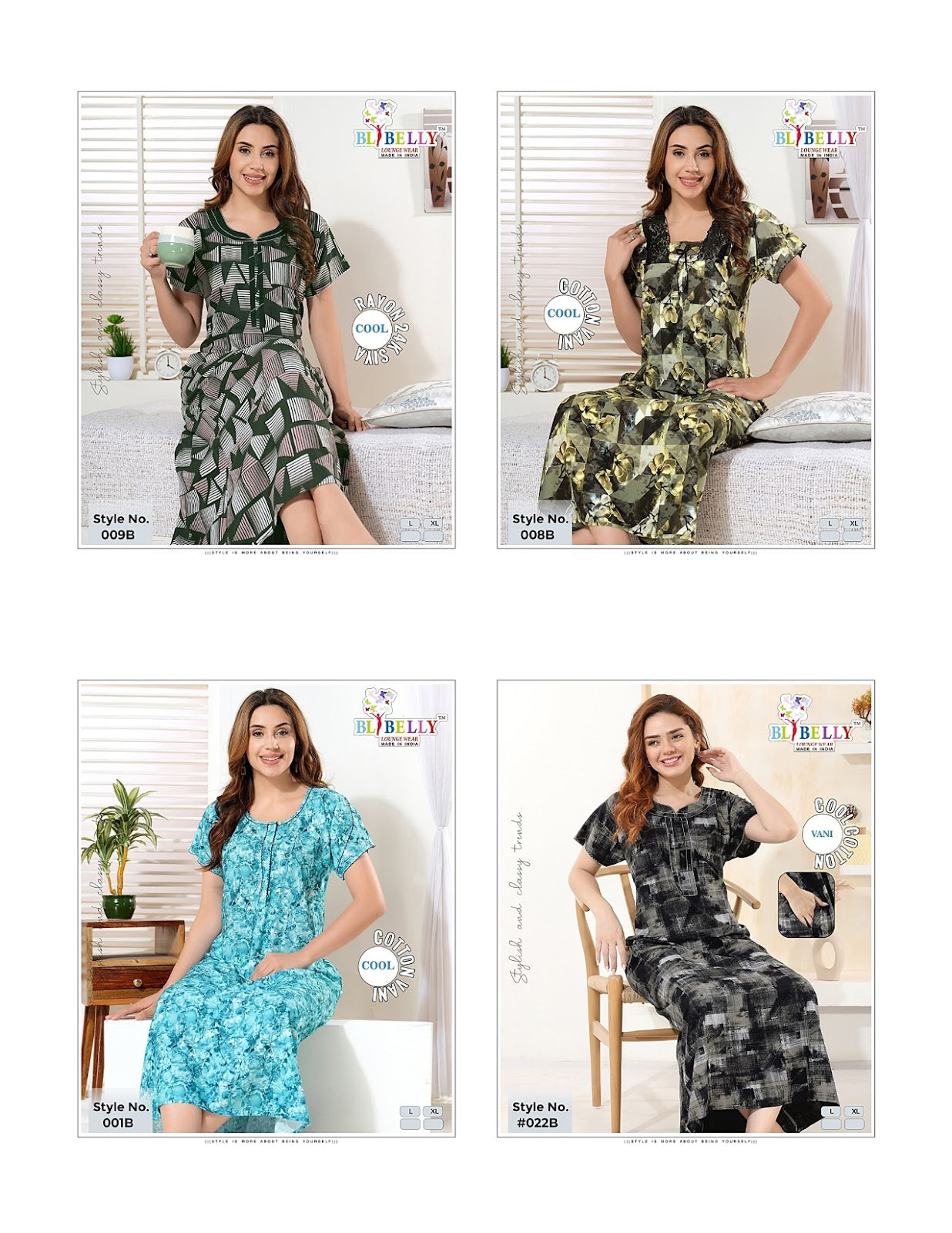 24Kg Rayon Belly Night Gowns Manufacturer