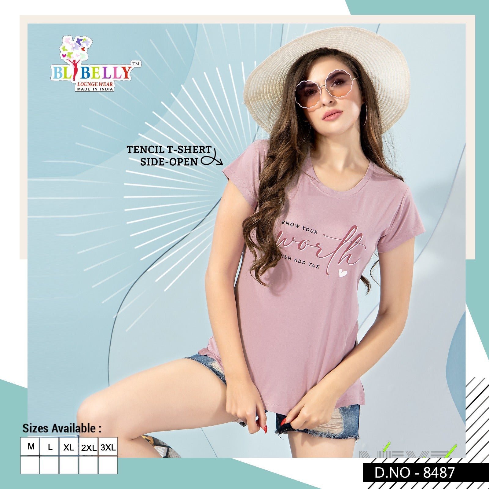 24 Belly Tencil Women Tshirt Exporter