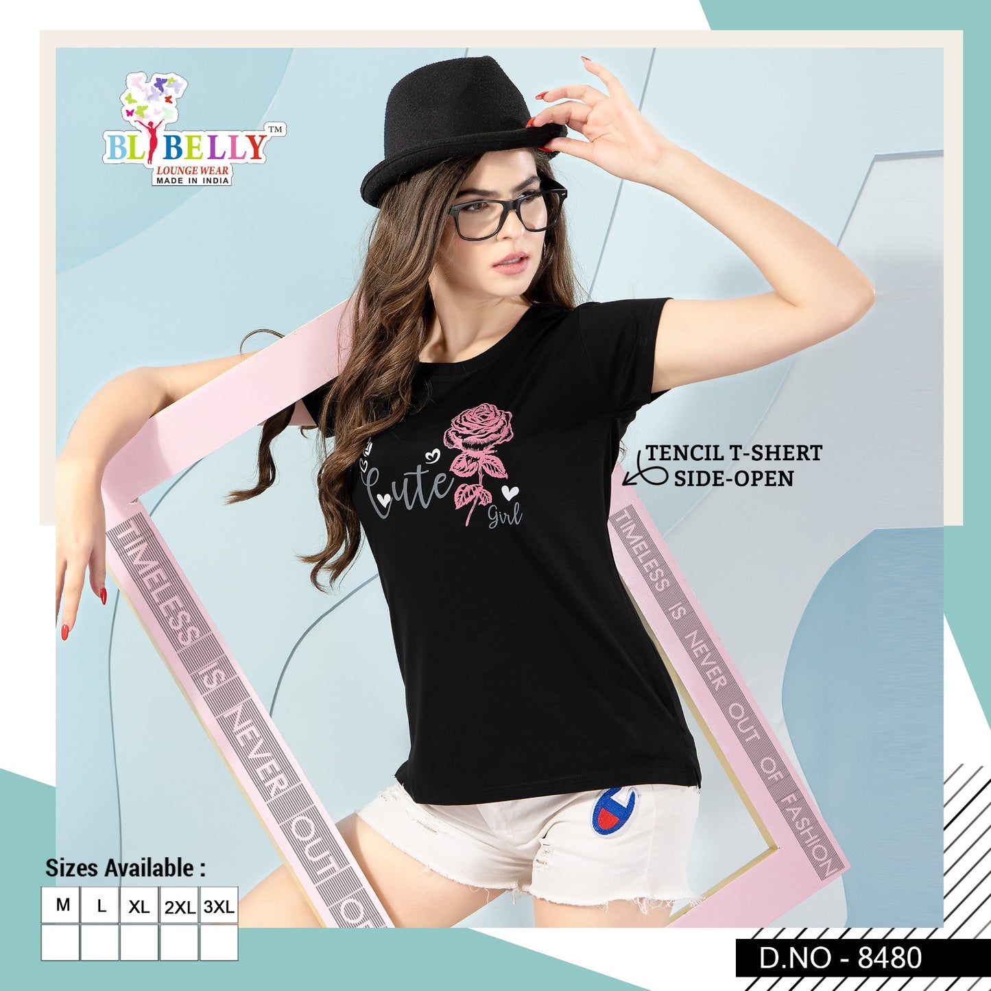 24 Belly Tencil Women Tshirt Exporter