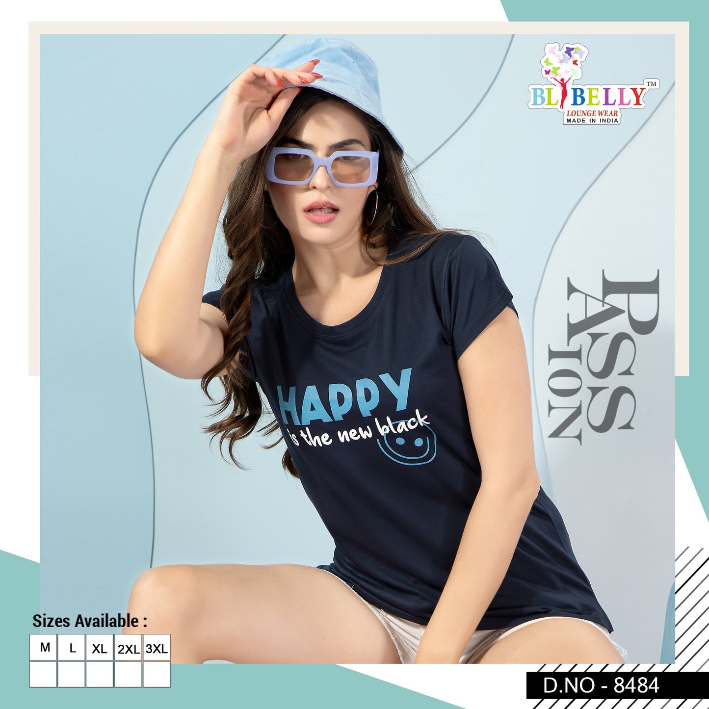 24 Belly Tencil Women Tshirt Exporter