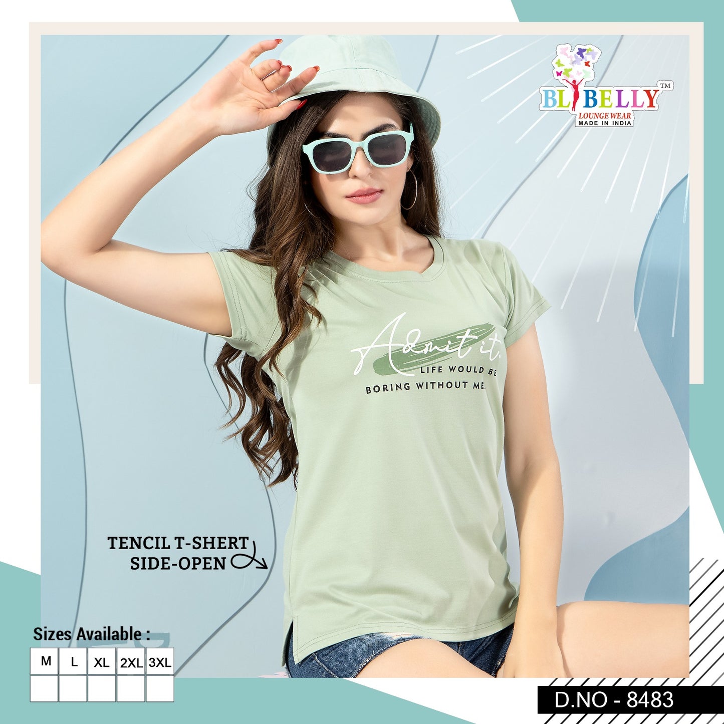 24 Belly Tencil Women Tshirt Exporter