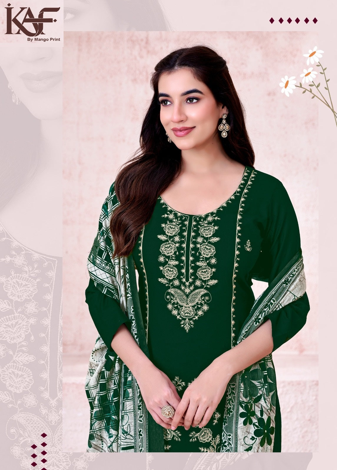 24 Carat Edition 2 Kaf Rayon Karachi Salwar Suits Supplier Ahmedabad