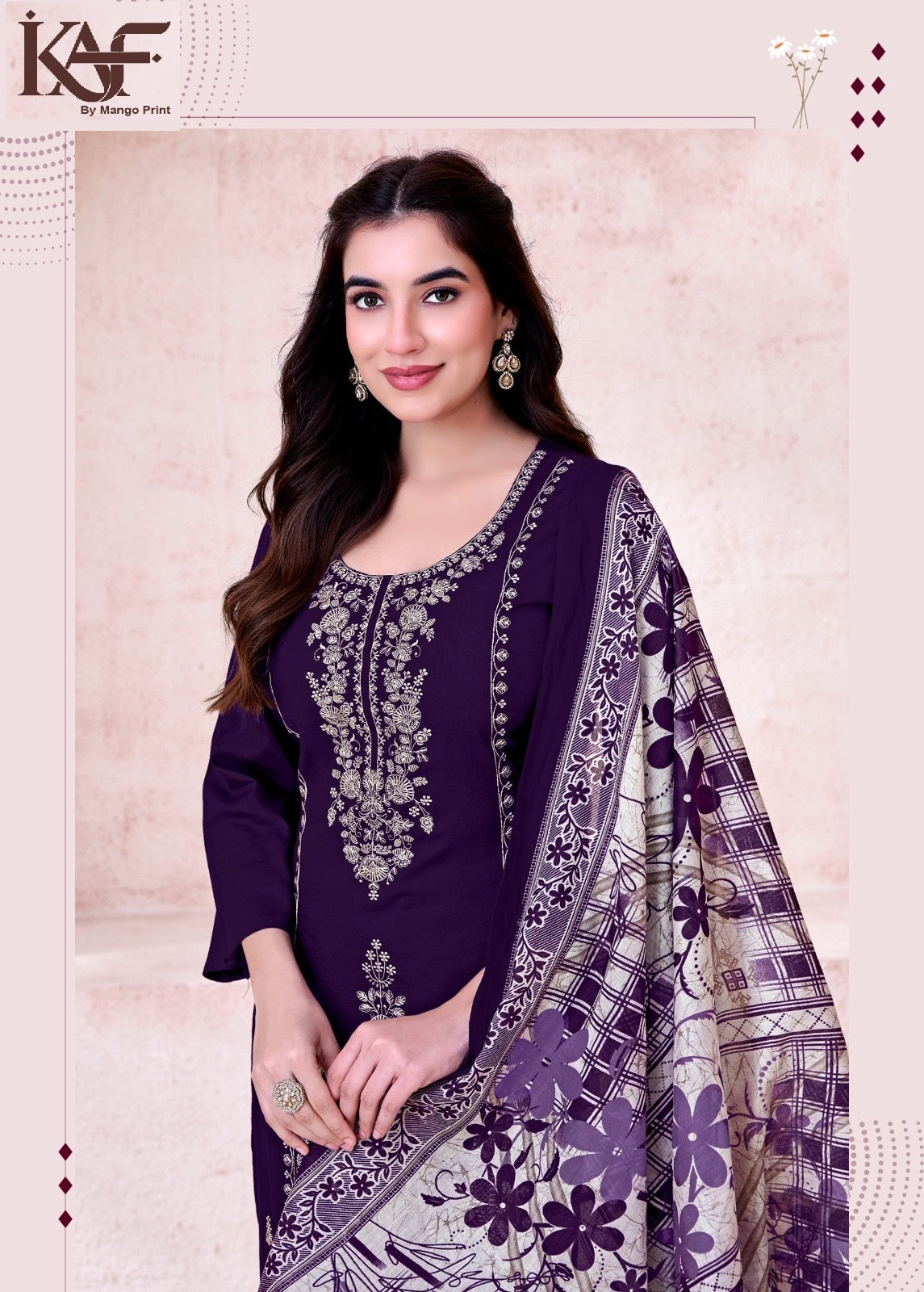 24 Carat Edition 2 Kaf Rayon Karachi Salwar Suits Supplier Ahmedabad