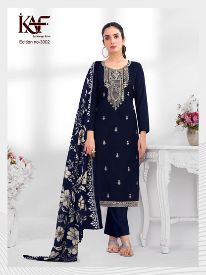 24 Carat Edition 3 Kaf Rayon Karachi Salwar Suits Wholesale Price